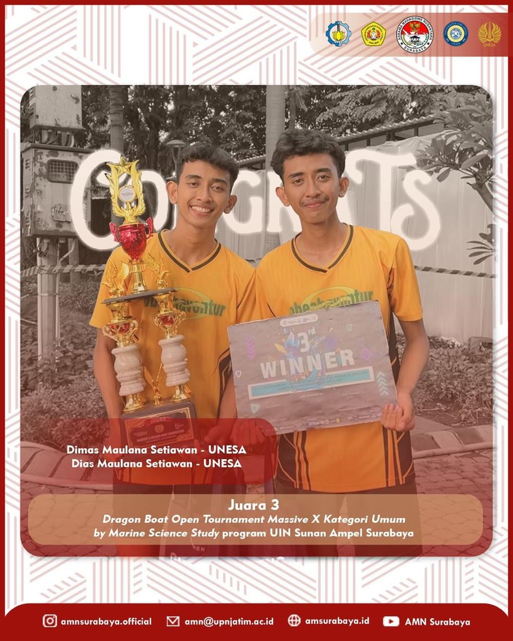 Juara 3 Lomba Perahu Naga