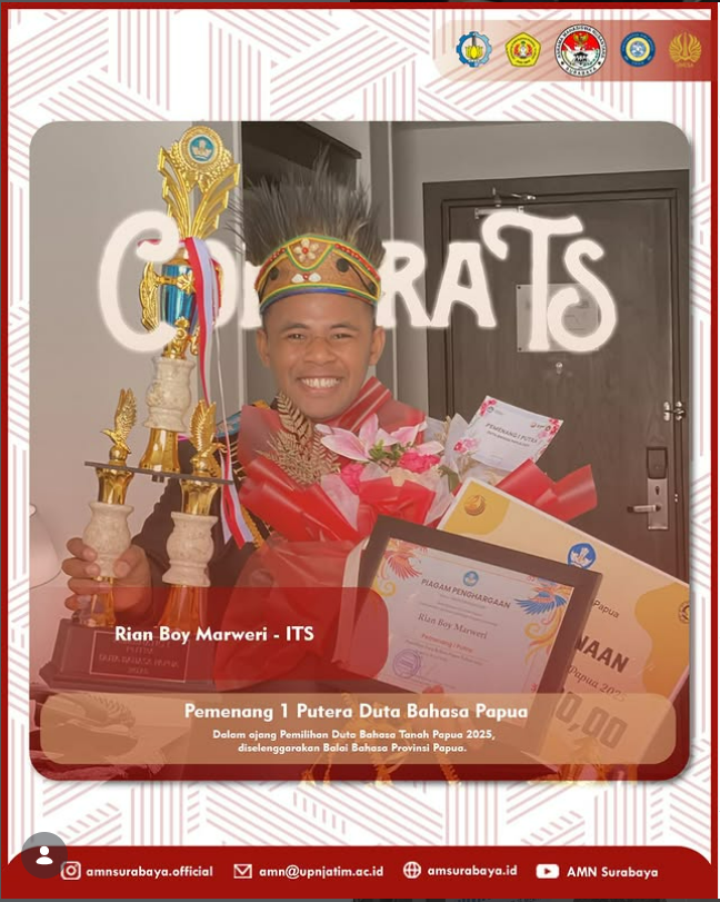 Pemenang 1 Putera Duta Bahasa Papua