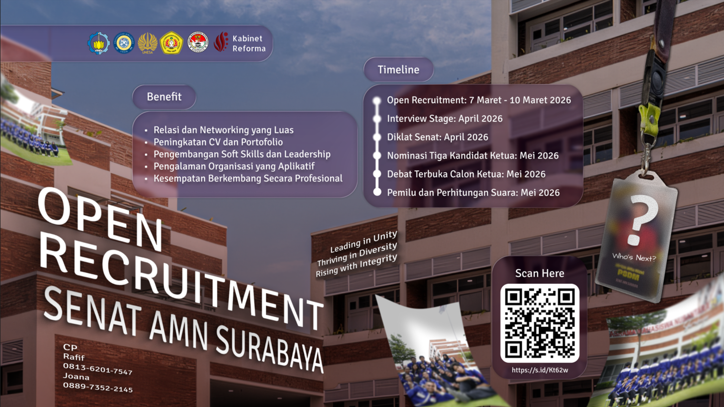 Open Recruitmen Senat AMN  Surabaya 2026