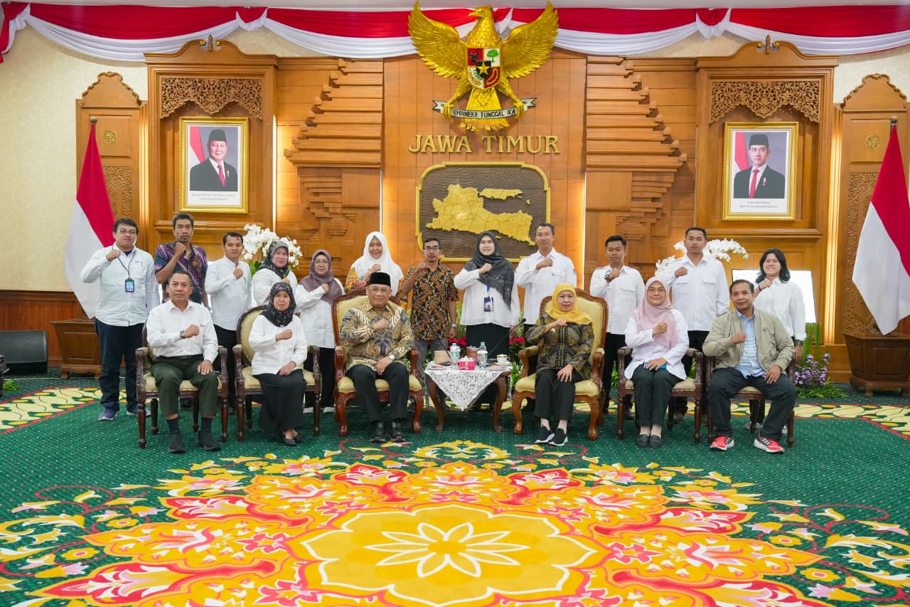 AMN Surabaya Audiensi dengan Gubernur Jawa Timur di Gedung Negara Grahadi